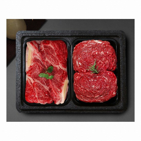리오 해밀농장 청정한우 1등급 알뜰 구이정육세트 750g (1개)_이미지