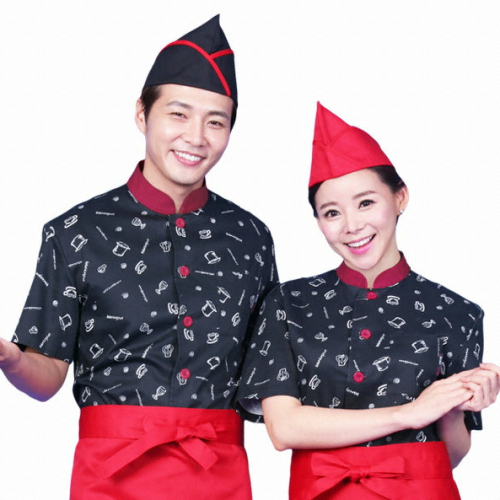 레뷰가운 ㅤ커피잔 조리복 (FC57)_이미지