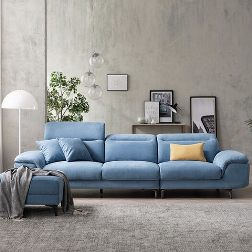 헤이미쉬홈 라엘 이지클린 아쿠아텍스 패브릭 소파 4인용_이미지