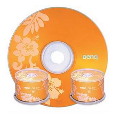 BenQ CD-R 700MB 52x 케익 100장 Holiday Orange_이미지