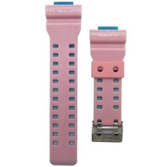 BWI 지샥 GA-100 우레탄 시계줄 (핑크스카이블루)