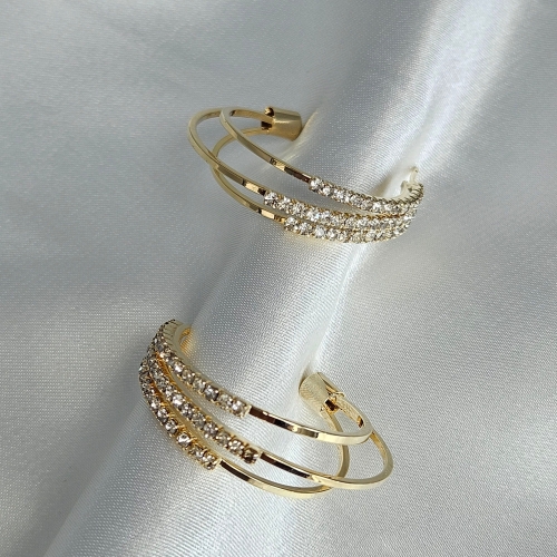 골드 서클 링귀걸이 JSI121