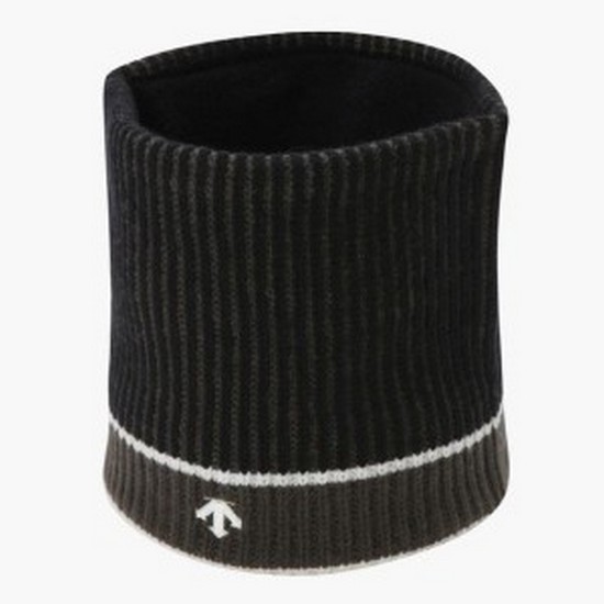 데상트골프 캐시미어 블렌딩 넥워머 DO31MEWM93-BLKG_이미지