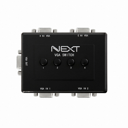 4:1 VGA 모니터 선택기(NEXT-2404VSW)