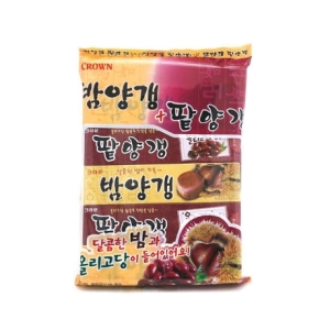 크라운제과 밤양갱 + 팥양갱 500g 3개입_이미지