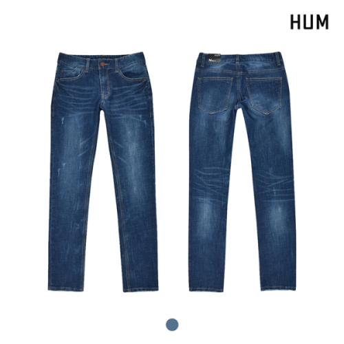 HUM 남 M톤 엠보 뉴슬림 데님 팬츠 H172M520A_이미지