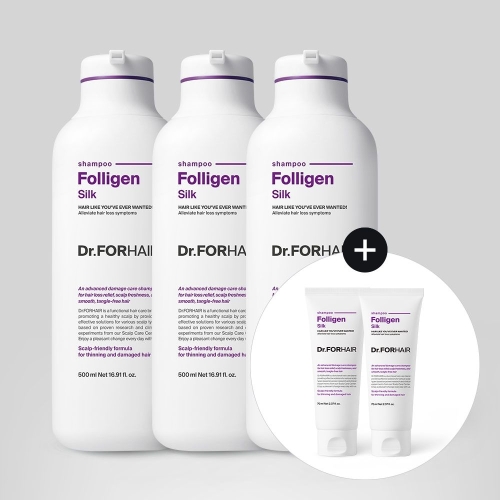 폴리젠 실크 샴푸 500ml+70ml