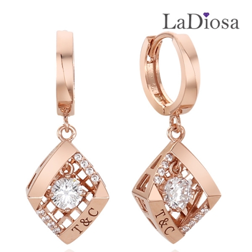 몰리즈 14K 라디오사 귀걸이 LK14OS-1055E
