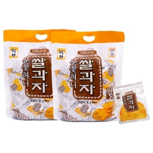 눈꽃허니쌀과자 대용량 1봉920g 2봉 신제품 탕비실 우리집 간식