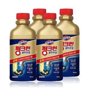 유한양행 유한락스 펑크린 울트라겔 500ml (4개)