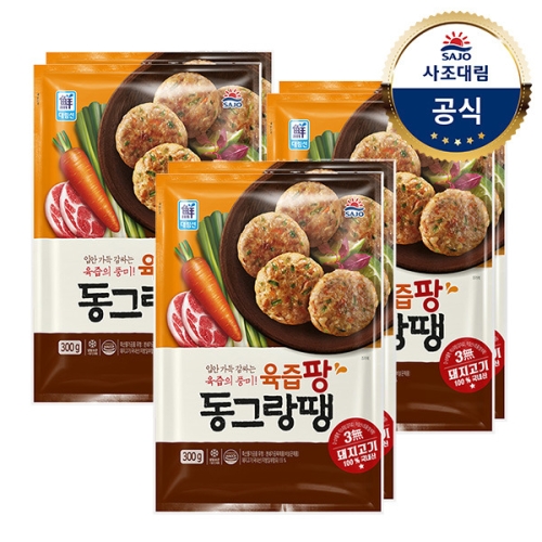사조대림 대림선 육즙팡 동그랑땡 300g (6개)_이미지