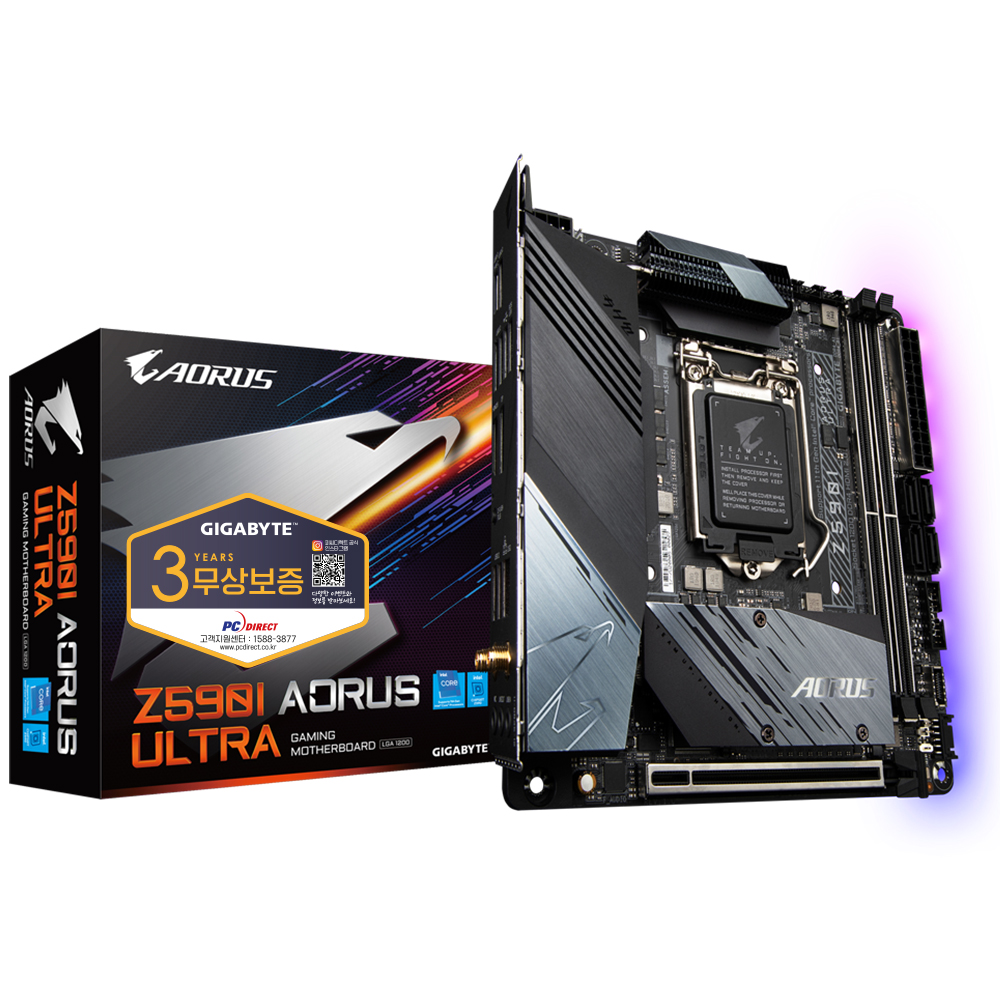 GIGABYTE Z590I AORUS ULTRA 피씨디렉트_이미지
