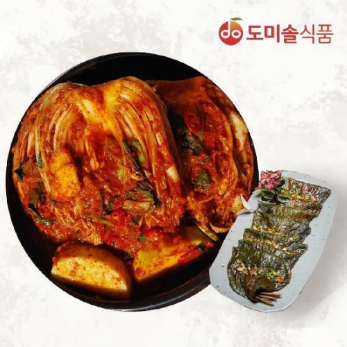 사랑채 포기김치 3kg + 깻잎김치 1kg