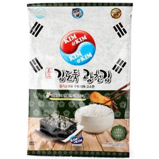 김앤김 김도둑 광천 파래전장김 25g [3개]