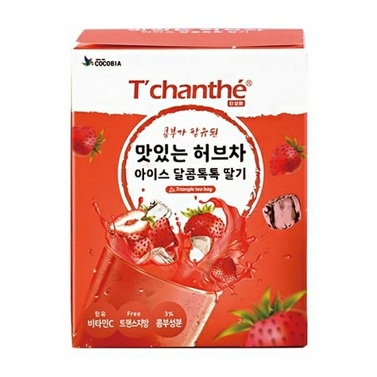 [불명] 티샹떼 맛있는 허브차 달콤톡톡 딸기 20티백_이미지