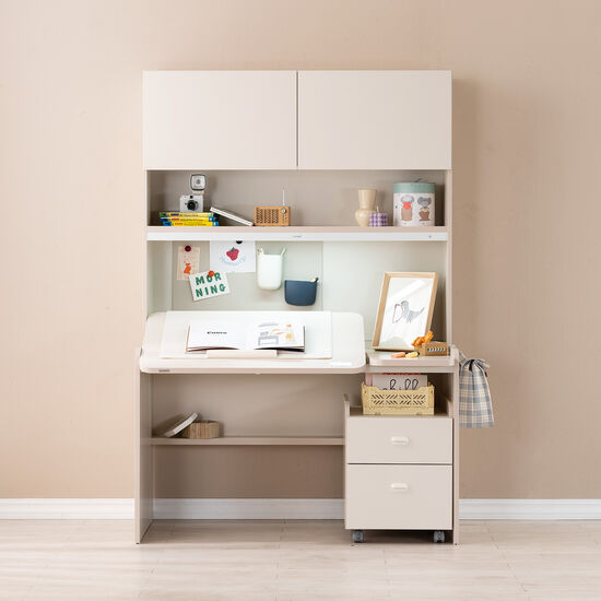  리바트 로넌 플랩도어형 각도높이조절 책상세트 [1200x660]