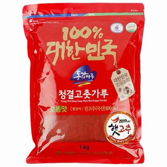 영월농협 동강마루 청결 고춧가루 보통맛 1kg이미지입니다. 누르면 해당 게시물로 새창이동합니다.