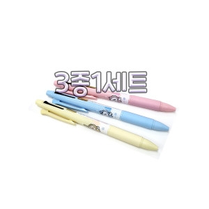 필박스 먼작귀 샤프랑 볼펜이랑 2+1 멀티펜 (3개)_이미지