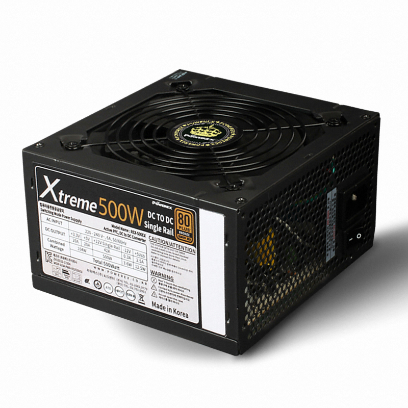 POWEREX Xtreme 500W DC to DC 80PLUS브론즈 230V EU_이미지