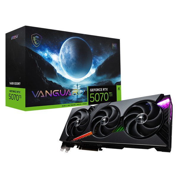 MSI 지포스 RTX 5070 Ti 뱅가드 SOC D7 16GB 하이퍼프로져_이미지