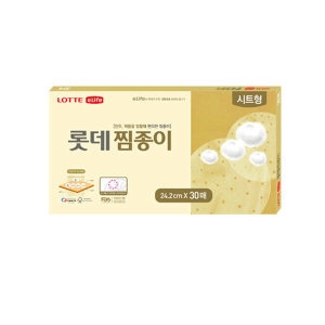 롯데 시트형 찜종이 24.2cm (1개(30매))