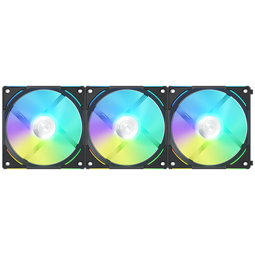 리안리 UNI FAN AL120 V2 (3팩, 블랙)