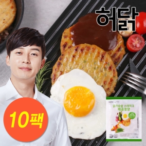 허닭 프리미엄 닭가슴살 스테이크 매콤청양맛 100g [10개]