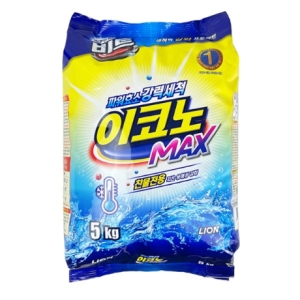 이코노 맥스 5KG 가루세제 TJ 세제 실내세탁 실내건조 빨래 세탁