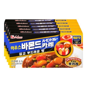 하우스 바몬드카레 약간매운맛 115gx5개 (5개)_이미지