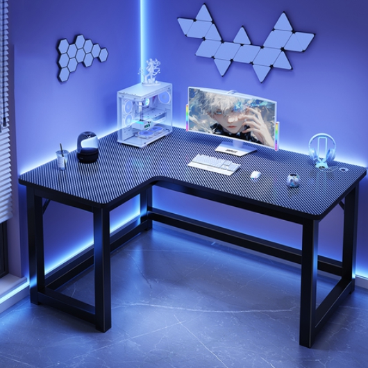 심플리 좌우호환 ㄱ자 컴퓨터 게이밍 책상 (1200x1000)