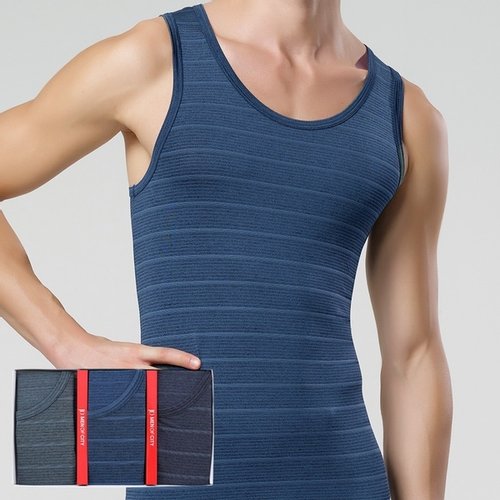 제임스딘 자카드 스판 런닝 메리야스 3매입세트 JHMRZZ04 (3매)_이미지