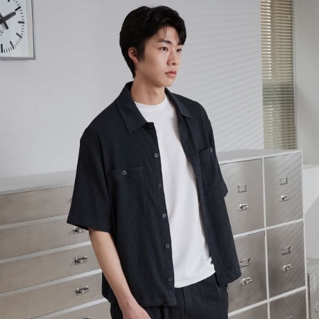 남성 시어서커 셋업 셔츠 EPE2WC1383