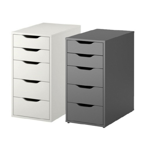 이케아 VIKA ALEX 5단 서랍장 360_이미지