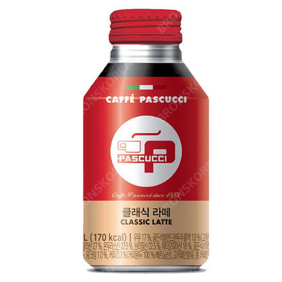 SPC삼립 파스쿠찌 클래식 라떼 275ml (24개)_이미지