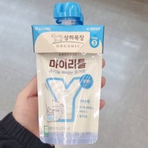 매일유업 상하목장 마이리틀 유기농 짜먹는 요거트 플레인 85g (3개)_이미지