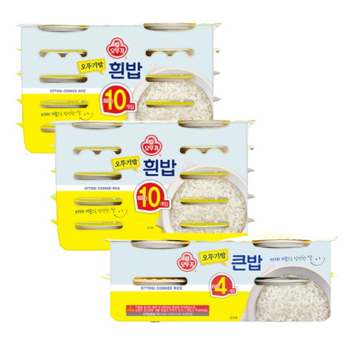 오뚜기 오뚜기밥 흰밥 210g x 20개+큰밥 300g x 4개