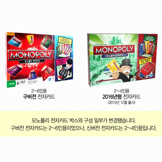 해즈브로 ㅤ2016 모노폴리 HN 전자카드_이미지