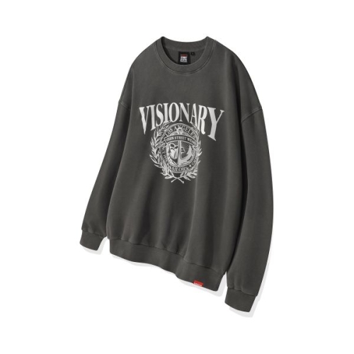 비전스트릿웨어 VSW Visionary 피그멘트 크루넥 차콜 1942877_이미지