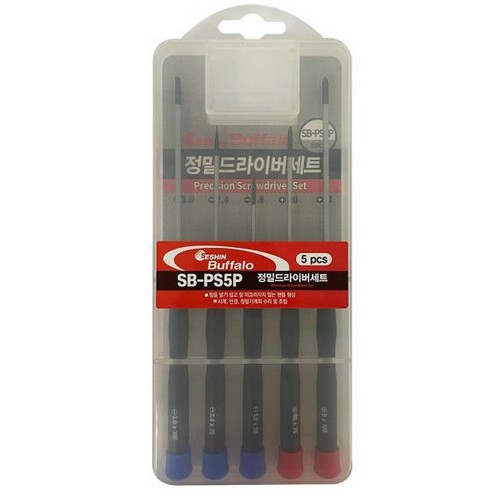 세신버팔로 정밀 드라이버 세트 SB-PS5P (5pcs)