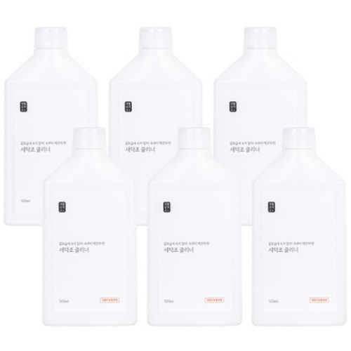 생활공작소 액상 세탁조 크리너 500ml (6개)_이미지