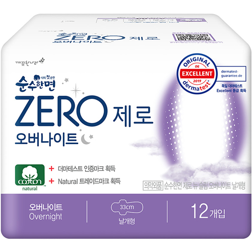 순수한면 제로 오버나이트 12개 (20팩(240개))_이미지