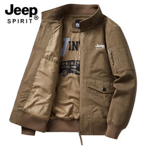 JEEP SPIRIT 남성용 캐주얼 봄가을 헤비자켓_HMXB-0769 블랙 XL_이미지