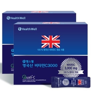 헬스웰 영국산비타민c 3000mg 200포 Qualic마크+파인분말비타민씨_이미지