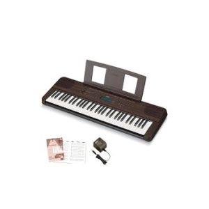 야마하 포터블 키보드 61건반 다크 월넛 PSR-E360DW 레슨 기능 및 터치 반응 탑재