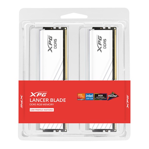 ADATA DDR5-6000 CL30 LANCER BLADE RGB 화이트 패키지 코잇 (64GB(32Gx2))_이미지