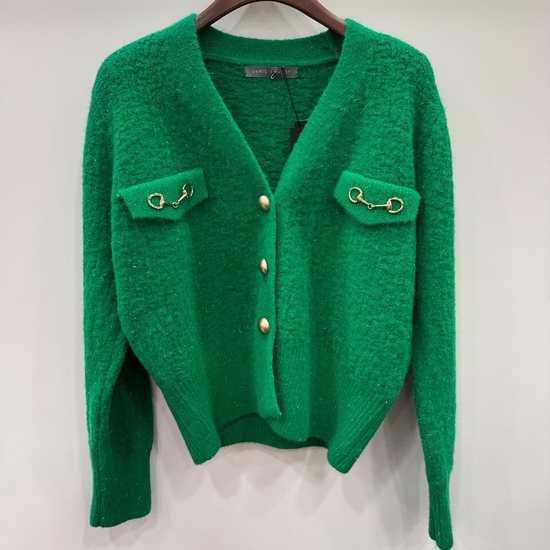 르니앤맥코이 브이넥은사장식가디건MM12CD770_YS