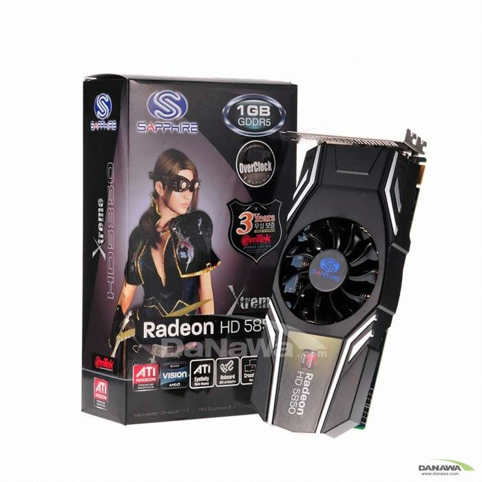 SAPPHIRE 라데온 HD 5850 XTREME OverClock D5 1GB_이미지