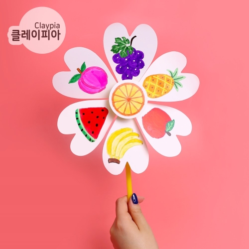종이 바람개비만들기 미술교구 그리기 만들기재료 04. 바다생물 ACDP0104