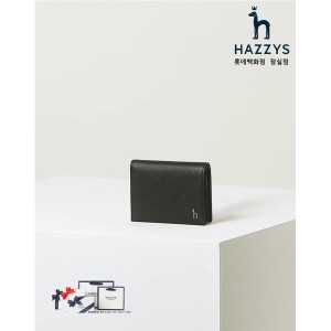 액세서리 블랙 퍼피장식 소가죽 명함지갑_HJHO2F610.BK