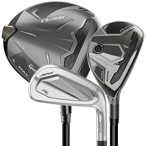 테일러메이드 Qi35 MAX / 미즈노 JPX925 포지드 조합 풀세트 (9개 스틸 병행)